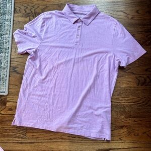 Vineyard Vines Pink Men's Polo Shirt - Classic Style